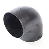 Whale Air Duct Fitting Equal Elbow 90mm x 90mm Black -  DX9012B